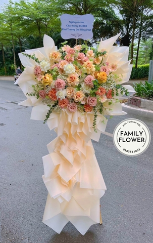 Hoa khai trương Hà Nội ! Kệ hoa chúc mừng khai trương ở Hà Nội !