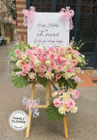 Kệ hoa khung tranh chúc mừng sinh nhật ! Hoa sinh nhật Hà Nội ! Mua hoa tươi online Hà Nội