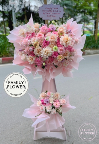 Kệ hoa hồng chúc mừng sinh nhật công ty , sự kiện ở Hà Nội ! Đặt hoa tươi Hà Nội