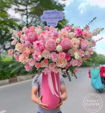Bình hoa cao cấp tặng sinh nhật mẹ, sếp tại Ba Đình, Hà Nội ! Mua hoa tươi Hà Nội