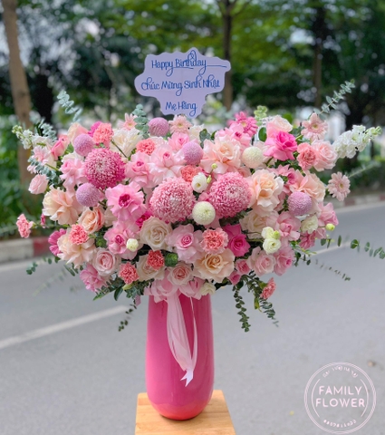 Bình hoa cao cấp tặng sinh nhật mẹ, sếp tại Ba Đình, Hà Nội ! Mua hoa tươi Hà Nội