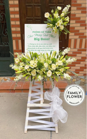 Kệ hoa tặng sinh nhật boss quận Ba Đình , Hoàn kiếm Hà Nội ! Hoa tặng boss