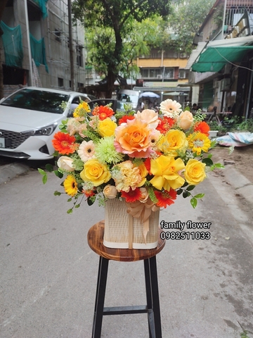 Lẵng hoa chúc mừng sinh nhật, khai trương, sự kiện tại Hà Nội - Điện hoa Hà Nội