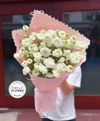 Bó hoa mao lương tặng người thương nhân dịp 20 tháng 10 - hoa chúc mừng ngày phụ nữ Việt Nam
