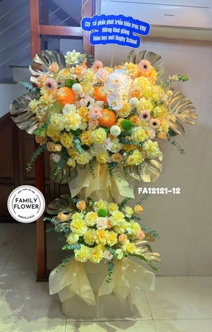 Kệ Hoa Khai Giảng Hà Nội – Lẵng Hoa Chúc Mừng Năm Học Mới | Family Flower