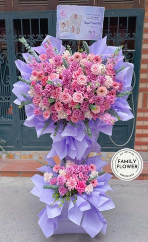 Kệ hoa tặng sinh nhật sếp quận Đống Đa , Hoàn Kiếm Hà Nội ! Hoa sinh nhật Hà Nội