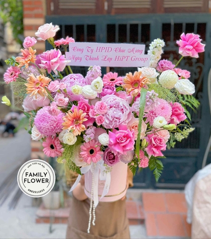 Hộp hoa chúc mừng sinh nhật công ty quận Ba Đình ! Hoa sinh nhật Ba Đình Hà Nội