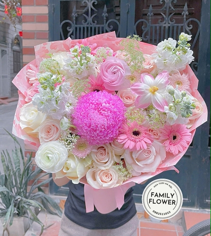 Bó hoa tặng sinh nhật mẹ , chị gái quận Ba Đình ! Hoa sinh nhật Ba Đình Hà Nội ! Mua hoa tươi