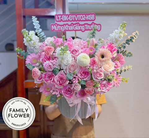 Lẵng hoa tặng khai trương quận Thanh Xuân , Đống Đa Hà Nội !  Hoa tươi Hà Nội