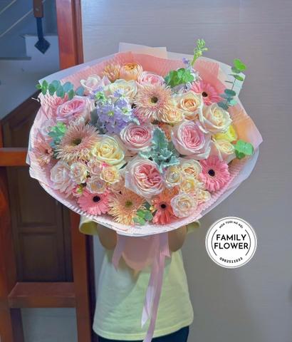 Bó Hoa 20 Tháng 10 Hà Nội – Bó Hoa Tặng Mẹ, Vợ, Người Yêu | Family Flower