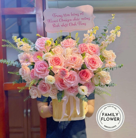 Lẵng hoa chúc mừng ngày nhà giáo Việt Nam 20 tháng 11 ! Hoa 20 tháng 11