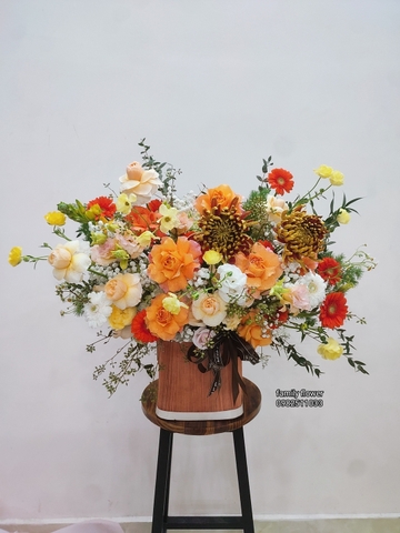 Lẵng hoa chúc mừng sinh nhật anh trai ở quận Ba Đình - Hà Nội