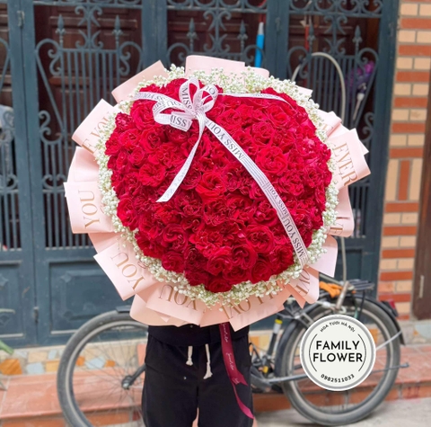 Bó hoa hồng đỏ tặng vợ ! Người yêu nhân dịp sinh nhật ! Hoa hồng đỏ Hà Nội