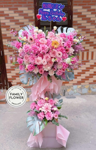 Kệ hoa sinh nhật ở quận Ba Đình  , Tây Hồ Hà Nội ! Hoa tươi Tây Hồ