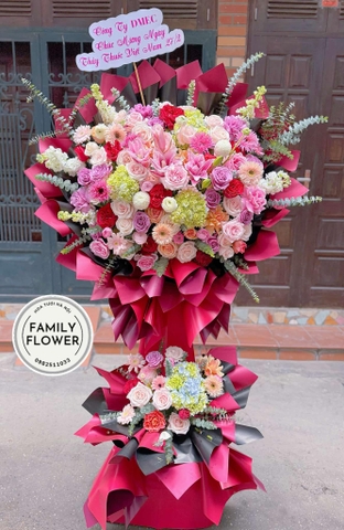 Kệ hoa chúc mừng ngày thầy thuốc Việt Nam ở Hà Nội ! Mua hoa tươi Hà Nội