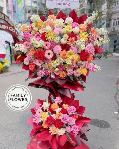 Kệ hoa chúc mừng! Family flower hoa tươi Hà Nội ! Điện hoa Hà Nội ! Mua hoa tươi