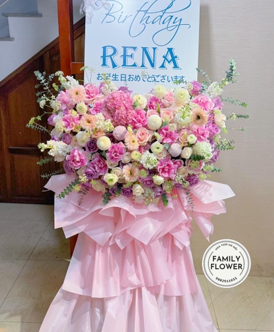 Kệ hoa khung tranh chúc mừng sinh nhật quận Ba Đình ! Hoa sinh nhật quận Ba Đình Hà Nội