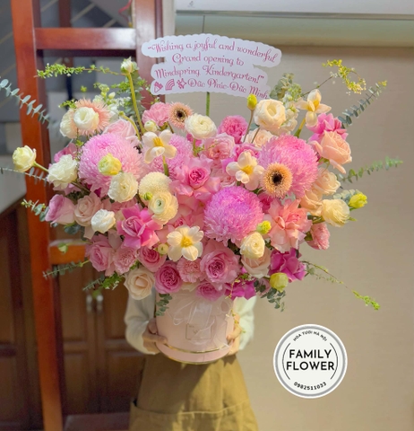 Lẵng hoa tặng sinh nhật ! Hoa sinh nhật Quận Đống Đa , Thanh Xuân Hà Nội ! Mua hoa sinh nhật Hà Nội