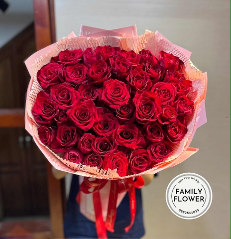 Bó hoa hồng đỏ tặng người yêu quận Hoàn Kiếm Hà Nội ! Hoa hồng đỏ Hoàn Kiếm