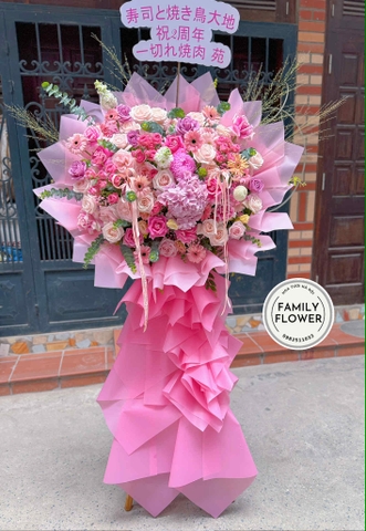 Kệ hoa chúc mừng khai trương ở Ling Lang Ba Đình Hà Nội ! Hoa khai trương Hà Nội