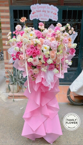 Kệ hoa tông hồng chúc mừng sự kiện , hội nghị quận Hoàn Kiếm ! Tây Hồ Hà Nội ! Hoa sự kiện