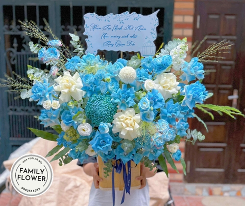 Lẵng hoa tặng sinh nhật sếp ở quận Hoàn Kiếm Hà Nội ! Hoa sinh nhật Hoàn Kiếm ! Hoa tươi Hoàn Kiếm