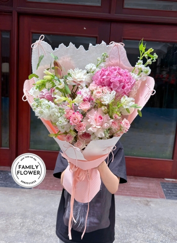 Bó hoa mix màu! Family flower hoa tươi Hà Nội ! Điện hoa Hà Nội