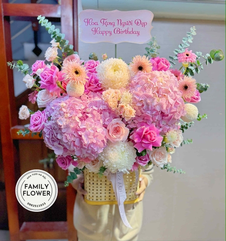 Lẵng hoa chúc mừng ngày nhà giáo Việt Nam 20 tháng 11 quận Cầu Giấy , Ba Đình Hà Nội ! Hoa 20 tháng 11