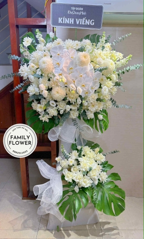 Kệ hoa tang ở Hà Nội , hoa chia buồn ! Kệ hoa viếng ! Mua hoa tang Hà Nội