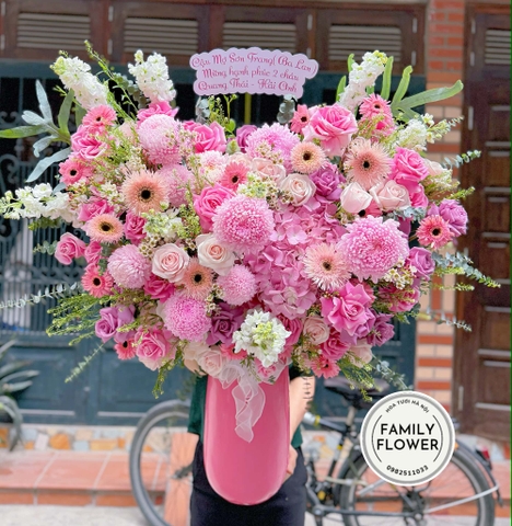 Bình hoa cao cấp tặng sinh nhật sếp , đối tác quận Ba Đình , Hoàn kiếm Hà Nội !
