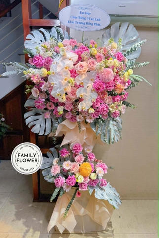 Kệ hoa chúc mừng khai trương ! Family flower hoa khai trương Hà Nội ' mua hoa khai trương Hà Nội