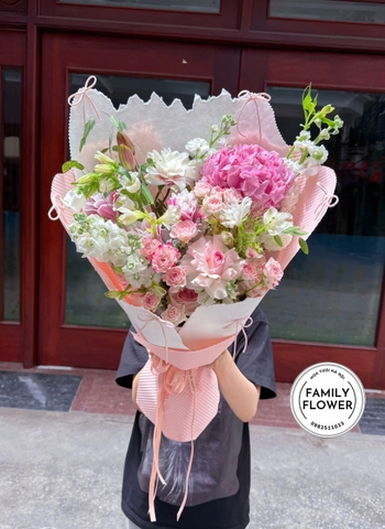 Bó hoa mix màu! Family flower hoa tươi Hà Nội ! Điện hoa Hà Nội