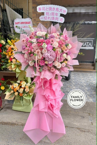 Kệ hoa chúc mừng khai trương ở Ling Lang Ba Đình Hà Nội ! Hoa khai trương Hà Nội