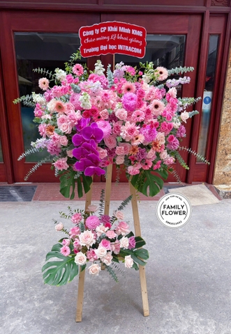 Kệ hoa chúc mừng khai giảng - Hoa khai giảng Hà Nội