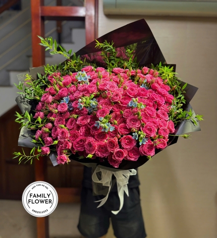 Hồng sophia Hà Nội - bó hoa hồng sophia tặng bạn gái nhân dịp 20 tháng 10 - hoa tươi 20 tháng 10