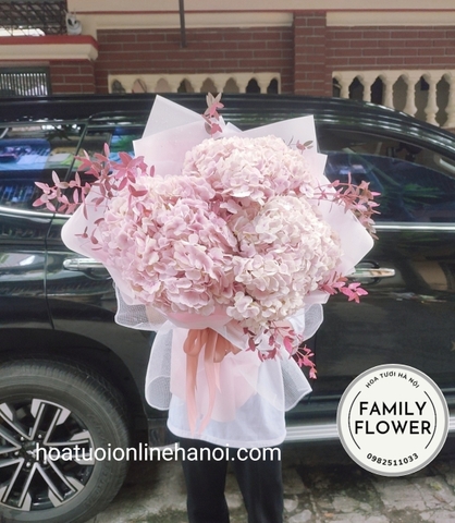 Bó hoa cẩm tú cầu đẹp tại Hà Nội - Hoa tươi Cầu Giấy.