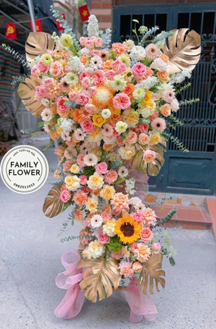 Kệ hoa khai trương ở quận Ba Đình Hà Nội ! Hoa tươi Ba Đình ! Hoa Khai trương Hà Nội