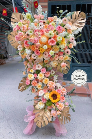 Kệ hoa khai trương ở quận Ba Đình Hà Nội ! Hoa tươi Ba Đình ! Hoa Khai trương Hà Nội