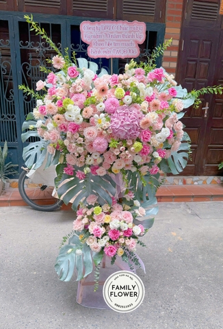 Kệ hoa chúc mừng kỷ niệm ngày thành lập công ty ở quận ba đình hà nội