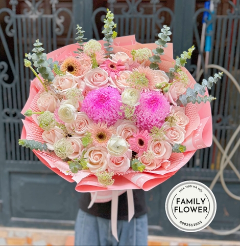 Bó hoa tặng mẹ, chị gái nhân ngày quốc tế phụ nữ ! Mua hoa 8 tháng 3
