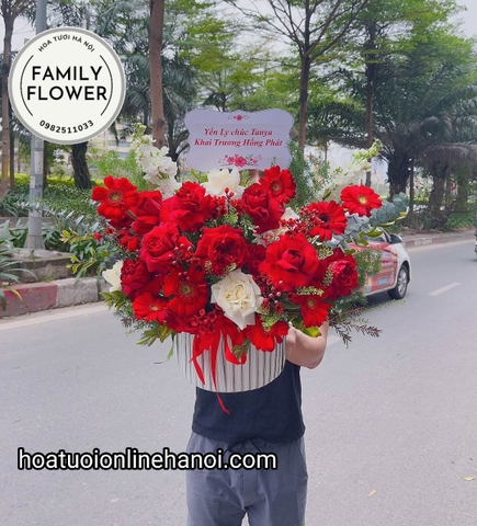 Hoa sinh nhật Cầu Giấy , Ba Đình , lẵng hoa chúc mừng sinh nhật ở Hà Nội