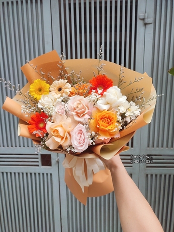 Bó hoa tặng nam ở Hà Nội - Chúc mừng sinh nhật bạn trai - Hoa tặng người yêu tại Hà Nội