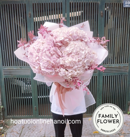 Bó hoa cẩm tú cầu đẹp tại Hà Nội - Hoa tươi Cầu Giấy.