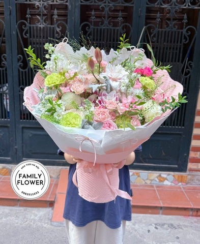 Bó hoa tươi tặng sinh nhật ! Family flower  hoa sinh nhật ! Điện hoa sinh nhật !