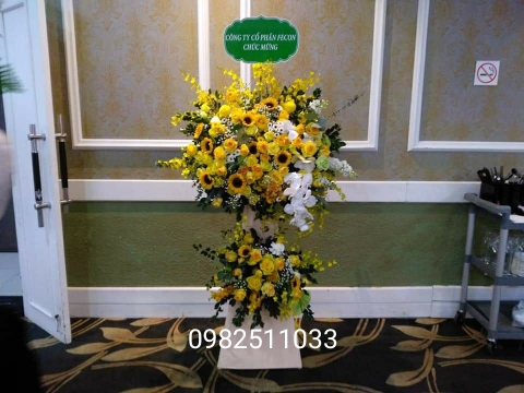 Cây hoa chúc mừng kỷ niệm thành lập công ty đẹp tại Hà Nội - Đặt hoa online - Điện hoa Hà Nội