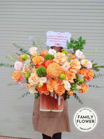 Hoa tươi chúc mừng tại Hà Nội , giỏ hoa chúc mừng sinh nhật , khai trương quận Đống Đa - Hà Nội