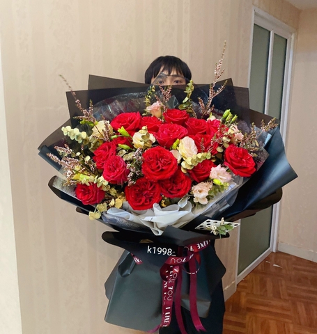 Bó hoa hồng 20 bông đẹp tại Hà Nội - Điện hoa Hà Nộị - Đặt hoa online