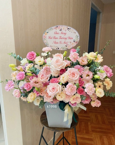 Lẵng hoa chúc mừng sinh nhật ở Cầu Giấy - Hà Nội . Hoa tươi Hà Nội - Đặt hoa online