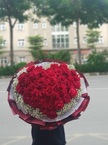 Bó hoa hồng đỏ nhập tặng sinh nhật tại Hà Nội - Hoa tươi Hà Nội - Đặt hoa online