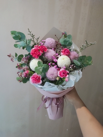 Bó hoa chúc mừng sinh nhật con trai tại Cầu Giấy - Hoa tươi Hà Nội - Đặt hoa online